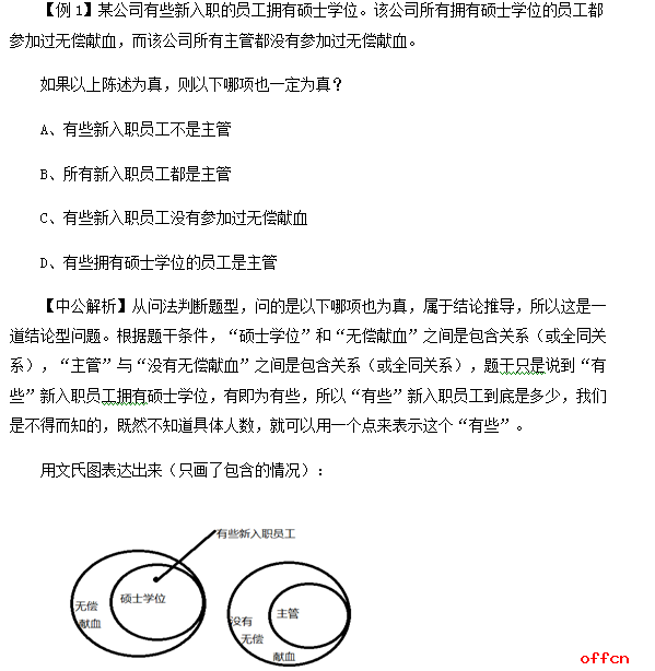 2017青海公务员考试行测技巧点睛：文氏图解三段论4