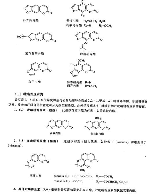 中药化学高频考点之香豆素2