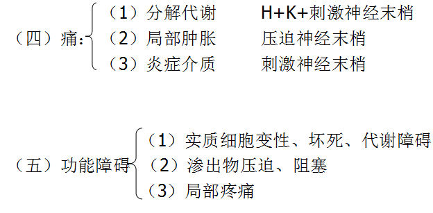 医学基础知识重点：病理学之炎症的局部表现和全身反应2