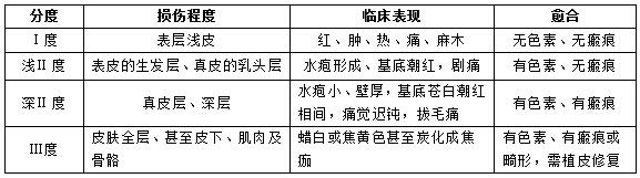 护理专业知识：烧伤试题回顾及知识解析2