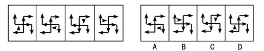 重庆选调生行测图形推理高分技巧：旋转翻转规律1