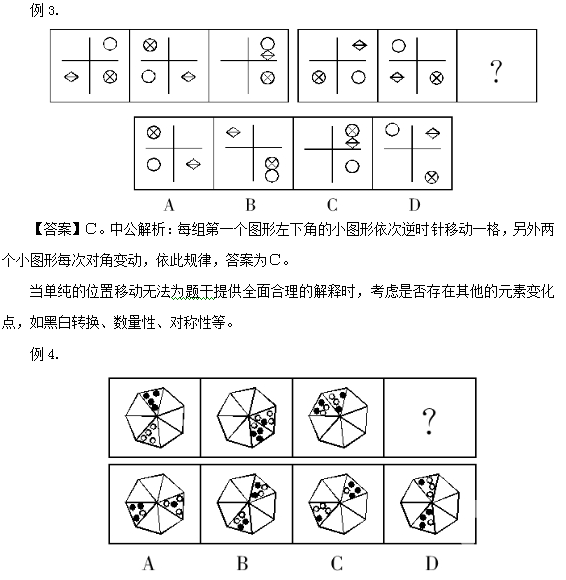 村官考试行测备考：图形推理之巧解相似图形4