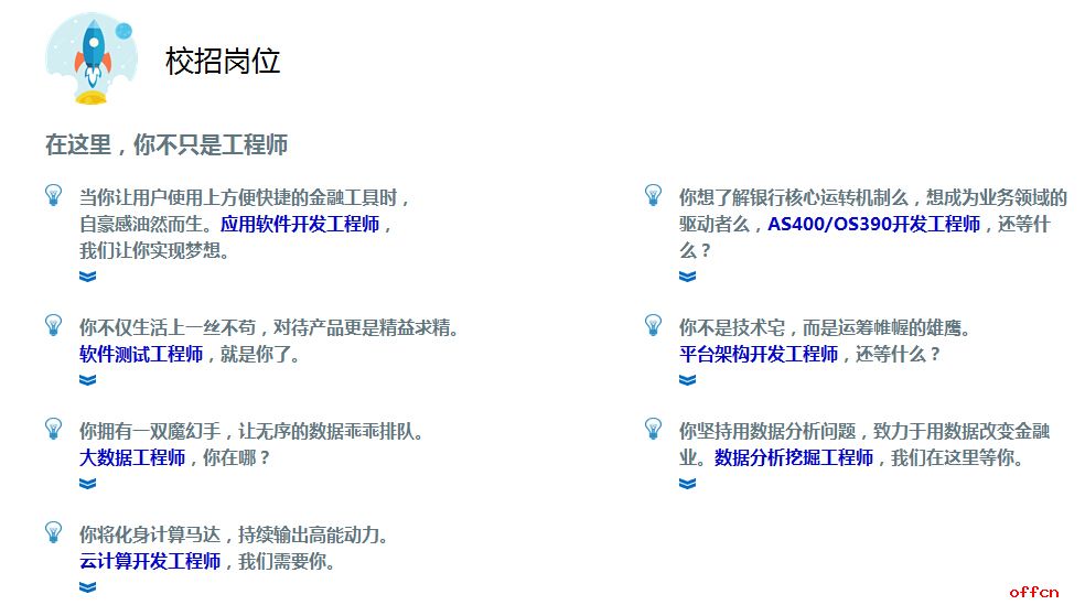 2017招商银行招银网络科技春季校园招聘1