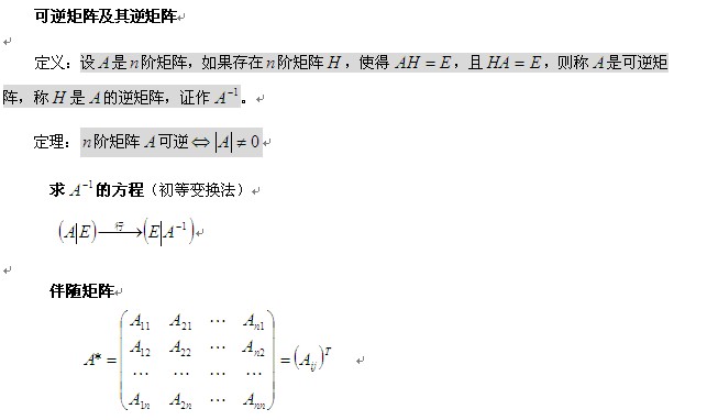 考研数学线性代数各知识点辅导</p>
<p>（6）2