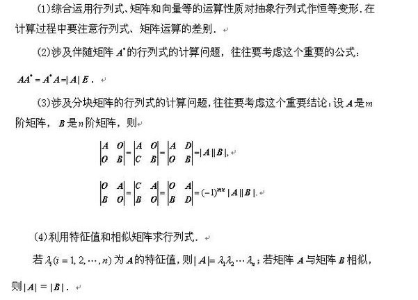考研数学线性代数重点题型</p>
<p>（三）2