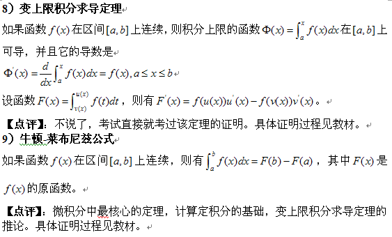 考研高数重要定理与证明</p>
<p>（二）1