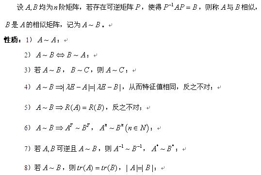 考研数学线性代数各章复习要点及命题特点（五）1