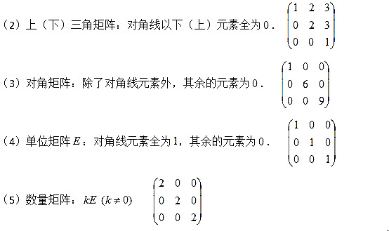 考研线代考点解析：矩阵的概念1