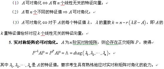 考研数学线性代数各章复习要点及命题特点（五）2