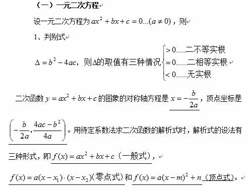 2017考研管综初数知识点讲解：方程与不等式1