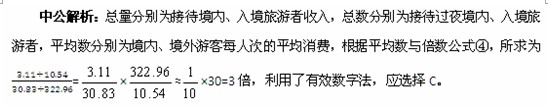 政法干警考试行测资料分析冲刺重点：平均数9