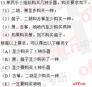 2017年考研管综逻辑真题（完整版）36