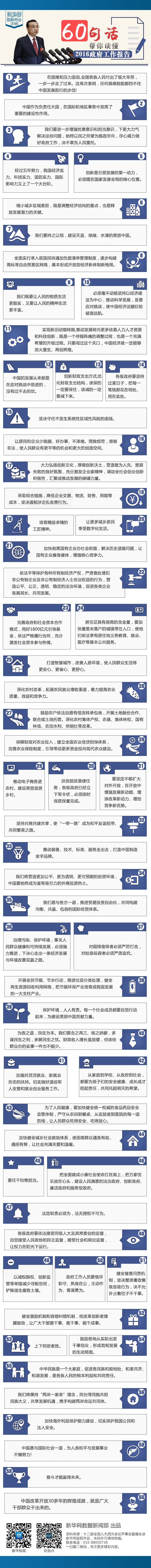 60句话读懂政府工作报告 赢政法干警高分1