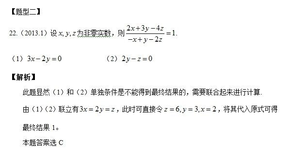 管理类联考综合数学真题应用解析-多项式6